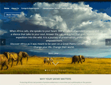 Tablet Screenshot of greatplainsconservation.com